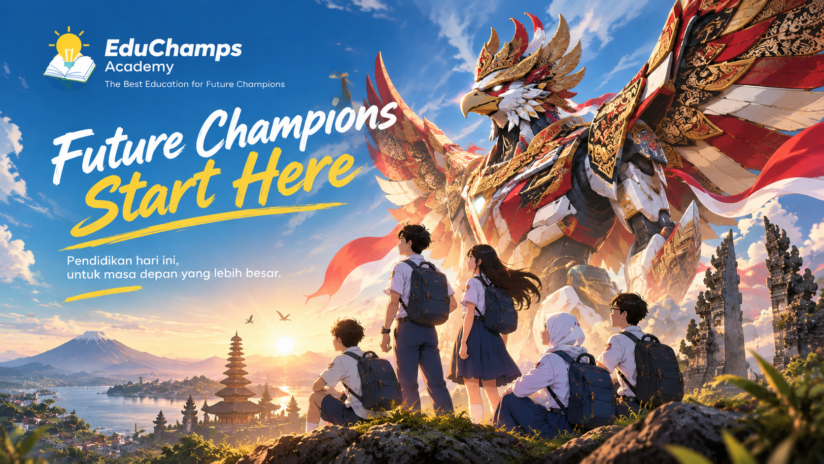 EduChamps Academy hero illustration